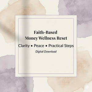 Christian Financial Clarity Prompt: Faith-Based Money Wellness (Digital Download)
