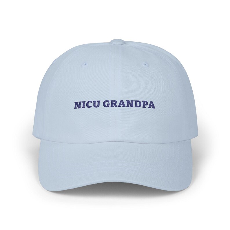NICU Grandpa Hat in 6 Colors incl. Black and Spruce Green, Low Profile Embroidered Cap, Gift for a New Grandpa bild 4