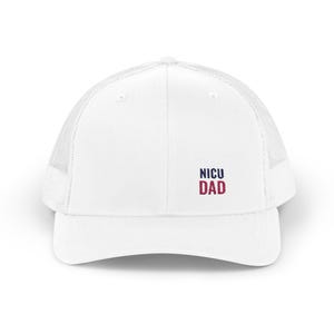 NICU DAD Trucker Hat in 4 Colors incl. Heather Grey and Pink, Embroidered Mesh Snapback, Gift for a New Dad Bild 2