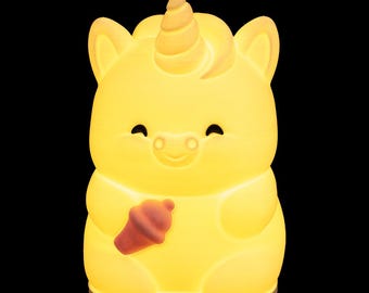 Unicorn Nightlight: Cozy Ambient Desk Lamp, Character Lighting