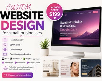 Benutzerdefinierter Website-Design-Service, Business Website-Design, WordPress Website, Reagieren, Landing Page Design, Shopify Website, Website-Entwickler
