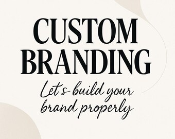 Custom Branding & Logo Design Package: Unique Business Identity, Professional Logo, Brand Kit, Visual Identity