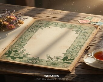 Vintage Seed Packet Garden Pages Junk Journal Ephemera (Digital Download)
