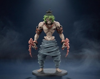 Gyutaro STL File, Demon Slayer 3D Print Model, Anime Villain Statue (Digital Download)