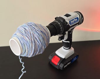 Szpulka do nawijania włóczki (3 sztuki) + obrotowy stojak | Przystawka do nawijania włóczki do robienia na drutach i szydełkowania