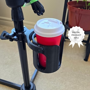 Pipe Clamp Cup Holder | Printable | DIGITAL STL FILES