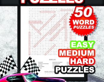 MuscleCarGang® Word Search Puzzle Book