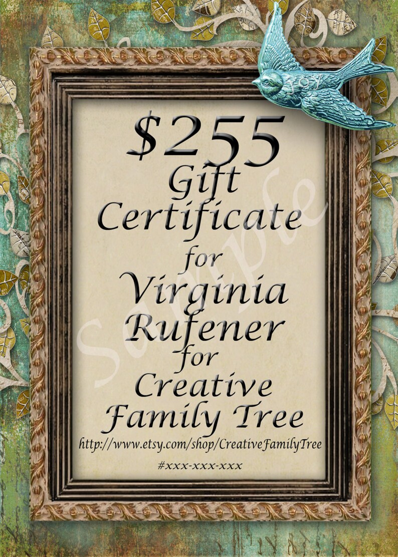 what is family tree certificate