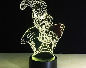 spiderman table lamp