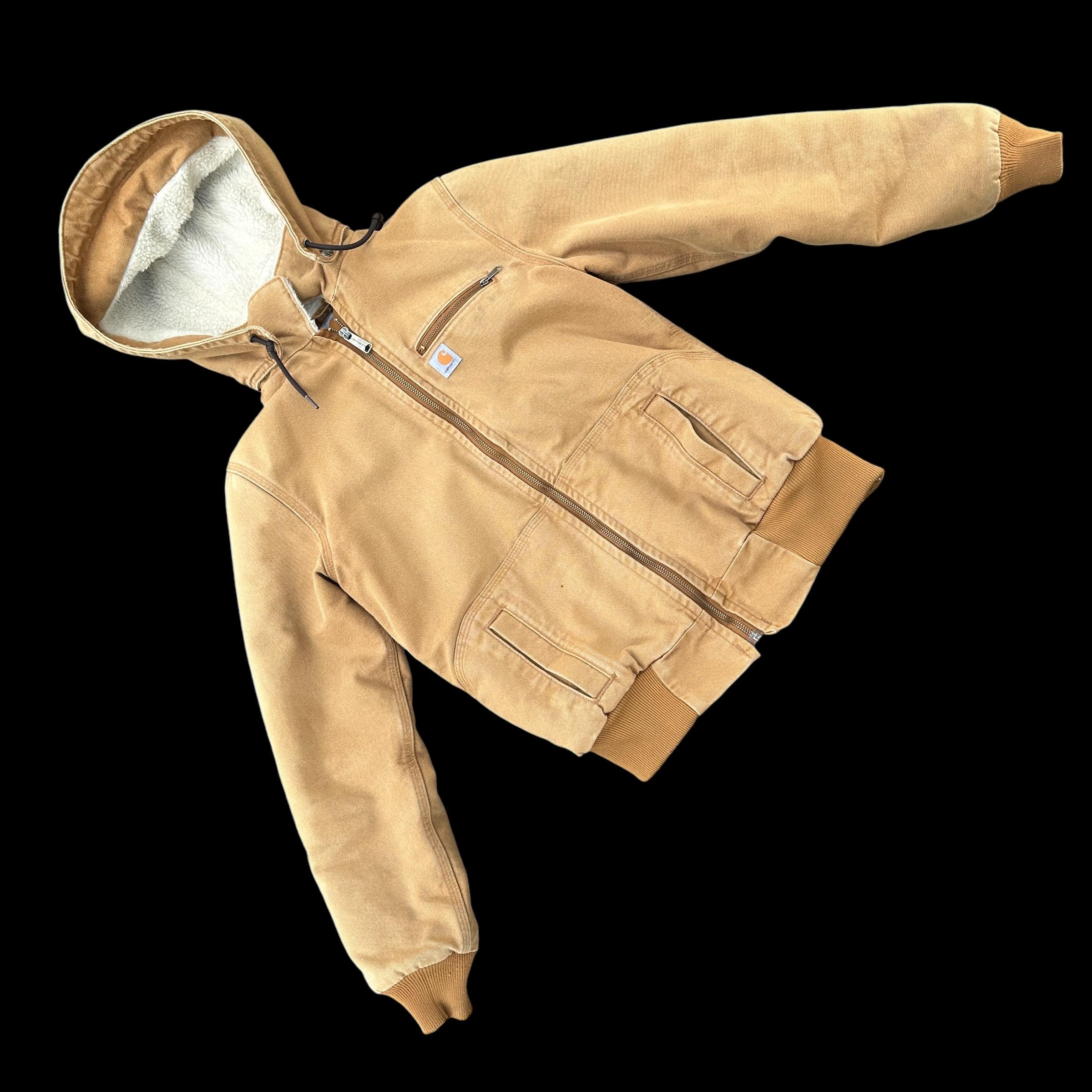 Carhartt Women's Sherpa Lined Hooded Weathered Wildwood Jacket