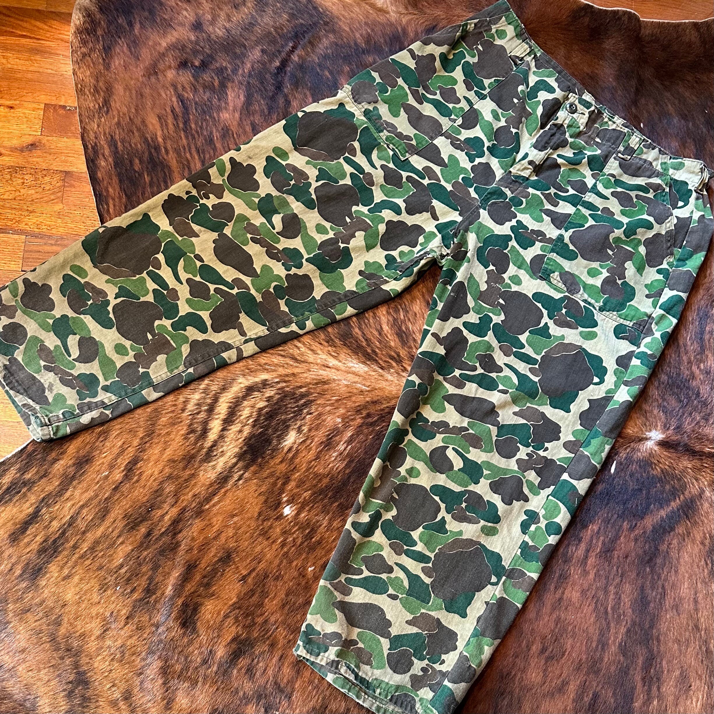 Vintage Camo Pants 100% Cotton Camoflage Pants 1970s - Etsy