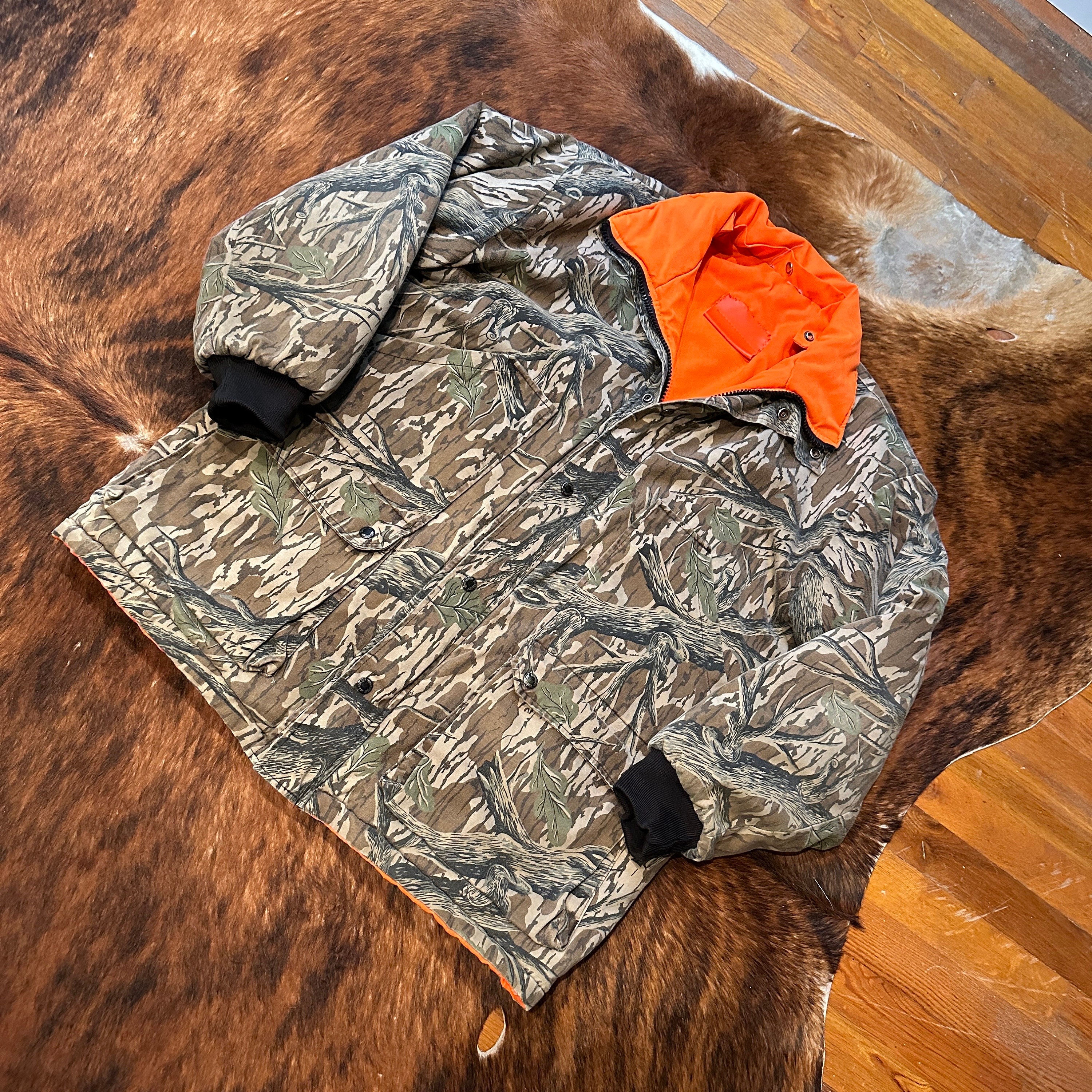 Blaze orange top down jacket