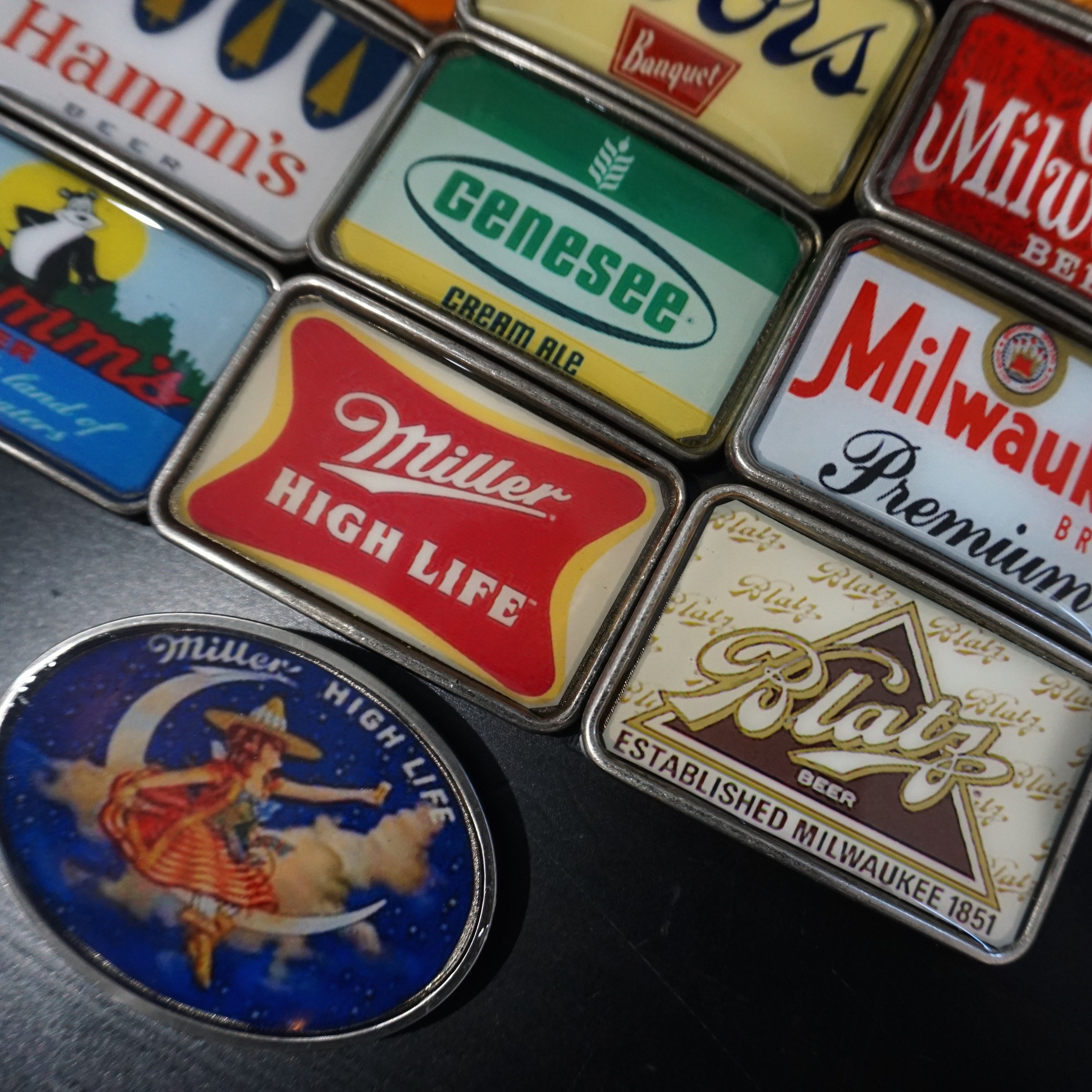 Pabst Blue Ribbon Belt Buckle Coors 