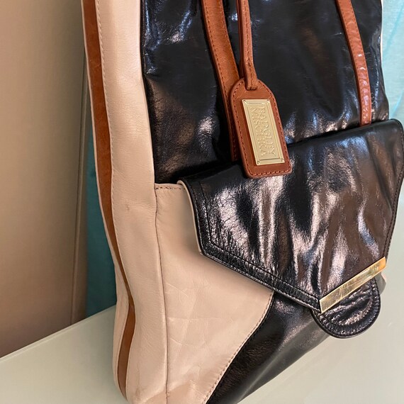 badgley mischka purse brown