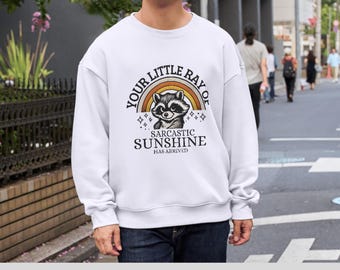 Tu pequeño rayo de sol sarcástico Archivo SVG y PNG - Diseño Jpg de mapache divertido - Diseño de camiseta de sublimación de moda - Archivo PDF de descarga instantánea