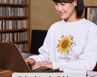 Kiedy nie możesz znaleźć słońca, bądź słońcem PNG SVG - Pozytywny motywacyjny projekt na koszulki i kubki - Cyfrowe pliki PDF do pobrania