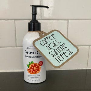 Hand Santizer Gift Tag