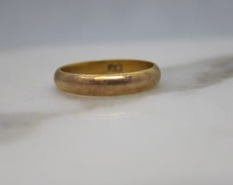 Antique 10k Rose Gold Baby Ring Band or Charm