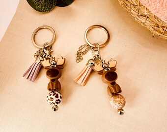 Winter Snowman Moose Penguin Charm. Backpack, Water Bottle, Zipper