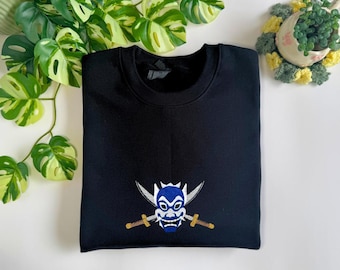 Embroidered Blue Spirit Sweatshirt | ATLA - Avatar - Zuko