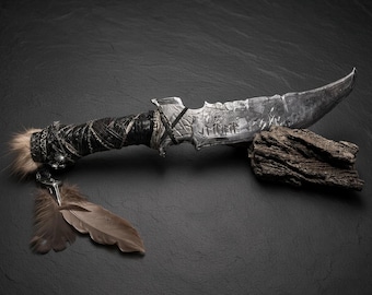 Viking Rune Blade | The Last Jarl Fantasy Sword | Norse Wall Decor 19"