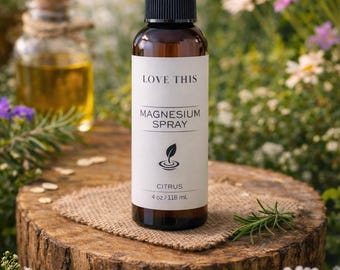 Magnesium Spray – 30% Strength | Multiple Scent Options | 4 oz