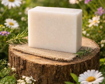 Unscented Goat’s Milk Soap – Grass-Fed Tallow + Nourishing Oils & Butters