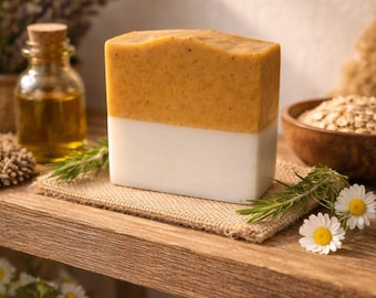 All Natural Goat's Milk and Turmeric Soap