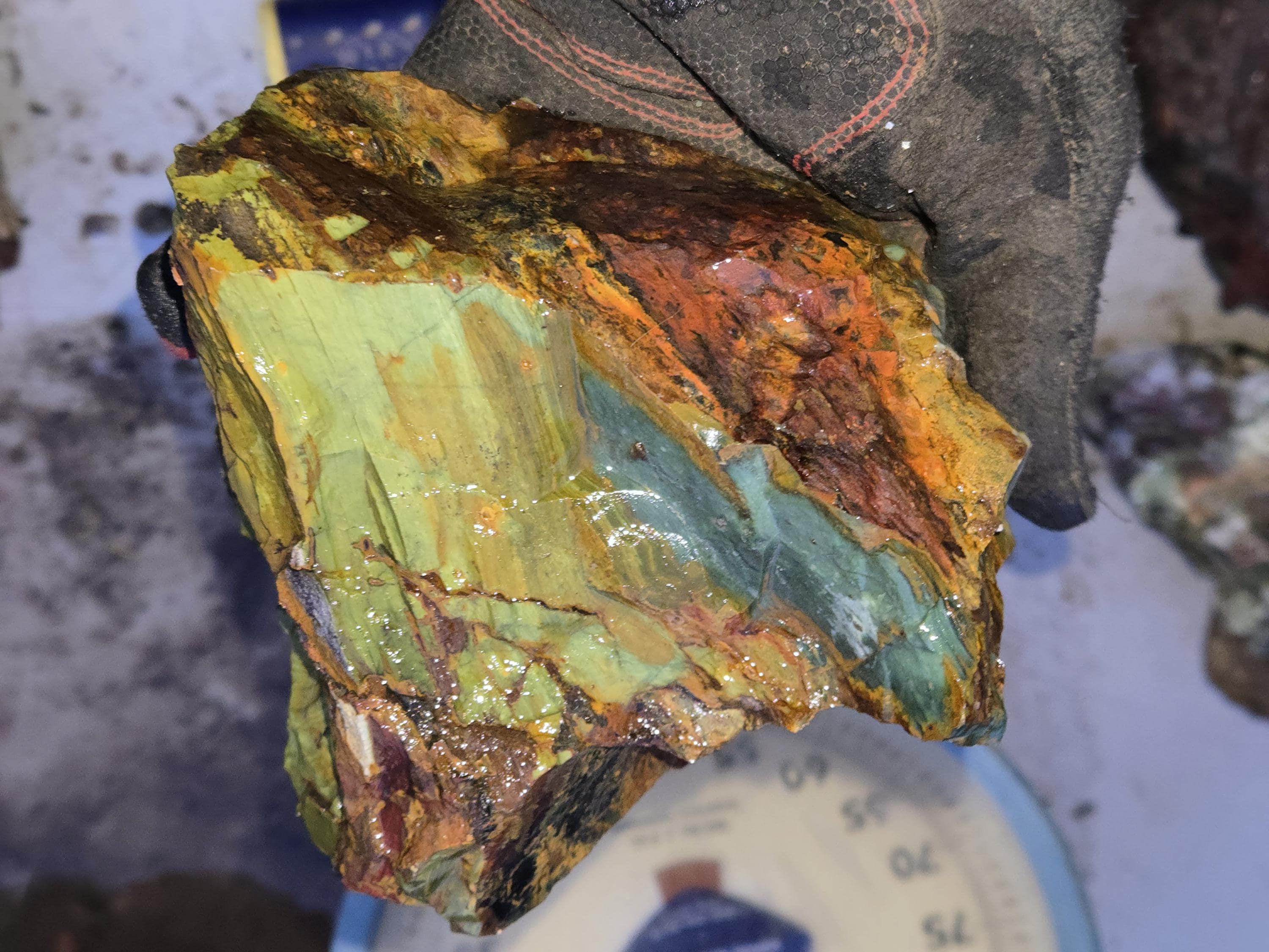 20 Lbs. Gary Green Jasper 3" to 4" Smaller Rock Saw Sizes. - Etsy