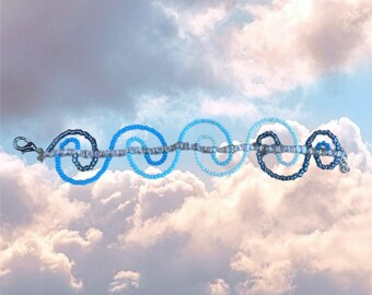 Ocean Wave Beaded Bracelet