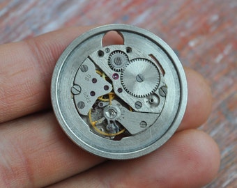 VOSTOK AMPHIBIAN Vintage Soviet Russian wrist watch movement for parts.