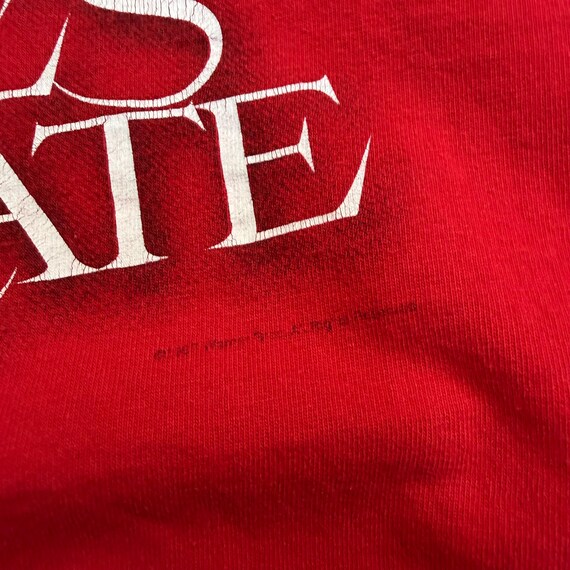 Vintage 1997 Devils Advocate Movie Promo Al Pacino Keanu Reeves T Shirt Red size XL View 3