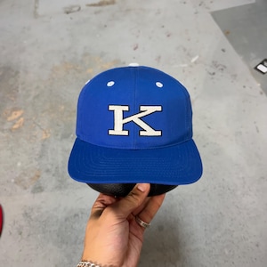 Vintage Y2K Kentucky Wildcats NCAA Snapback-keps blå