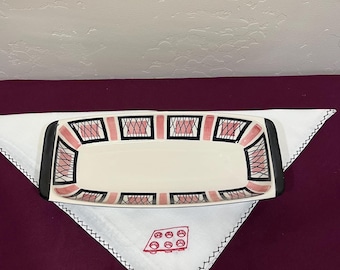 Jie Gantofta Swedish Ceramic Serving Dish | Mid-Century Modern Atomic Bowl