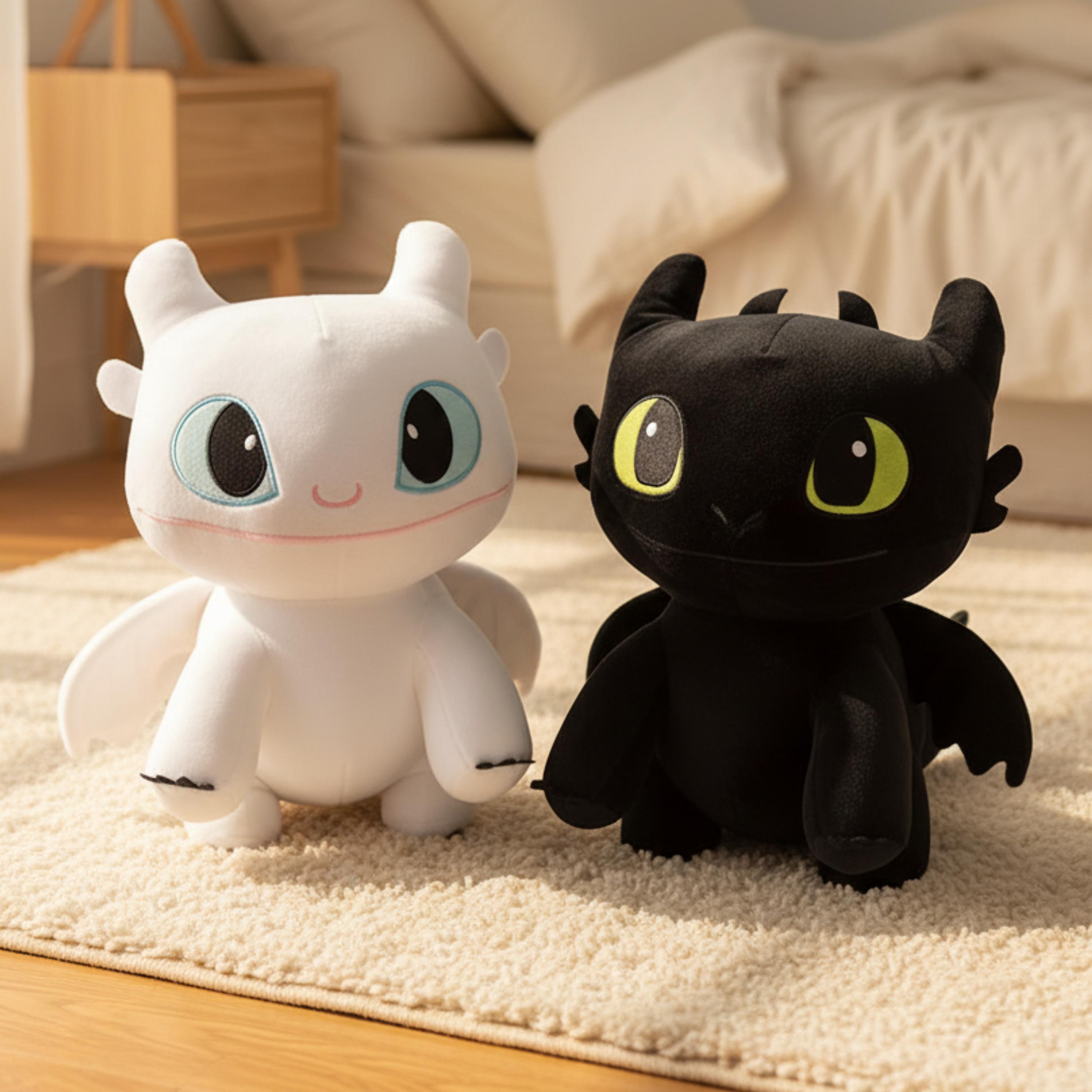 How to train your dragon plush light fury - Etsy België, image size:3000x3000