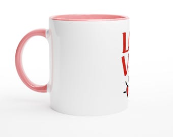 White 11oz Ceramic Mug with Color Inside