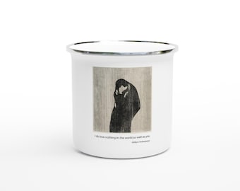 Hamnet Love Quote Shakespeare Inspired White 12oz Enamel Mug