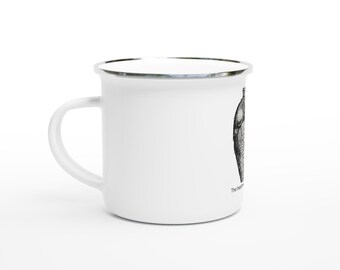 White 12oz Enamel Mug