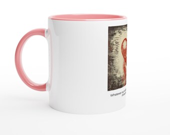 Love is All You NeedWhite 11oz Ceramic Mug with Color Inside