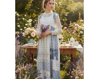 Womens Dress, Cotton Handmade Designer Fabric, See Description