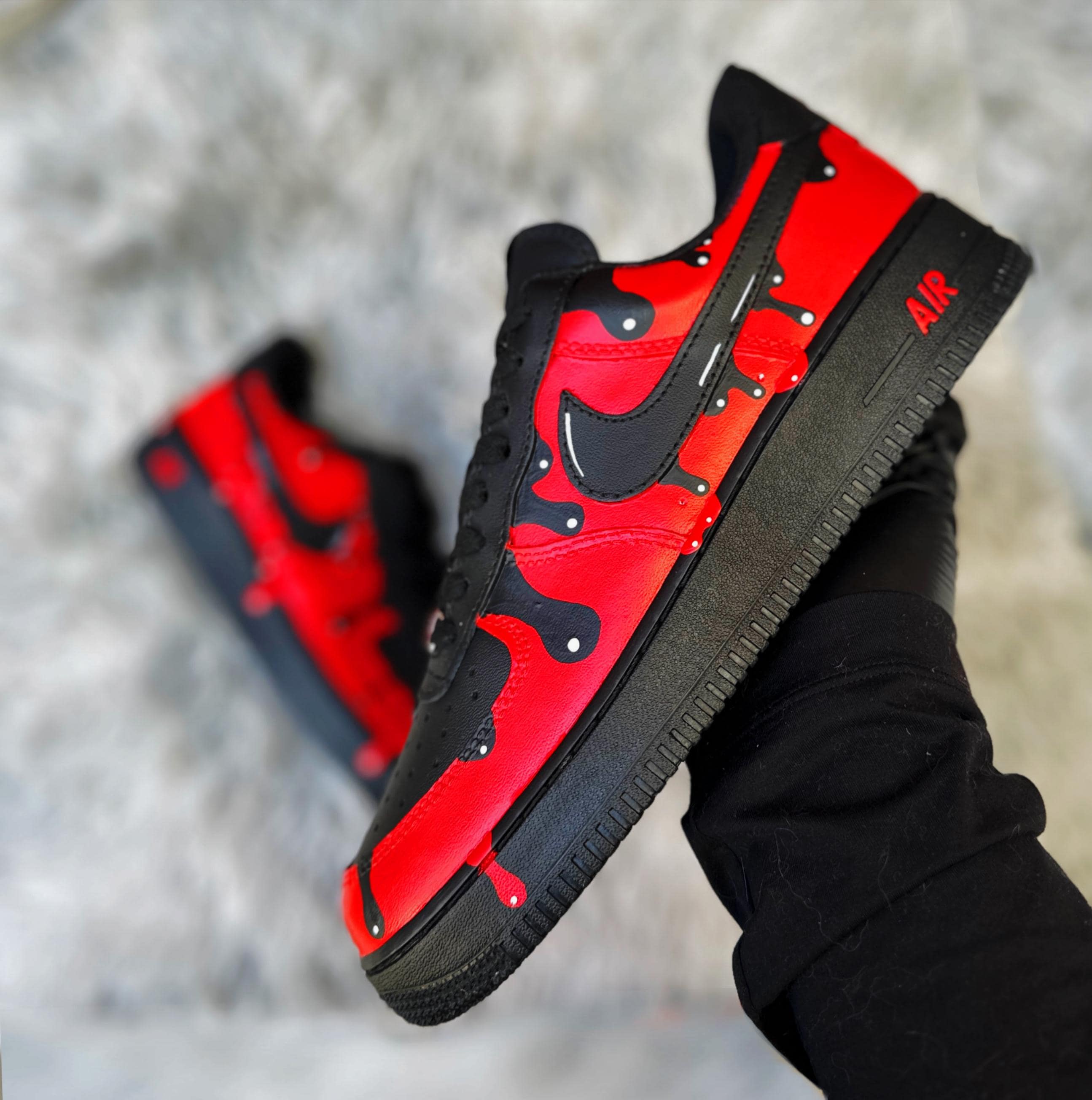 red bottoms air force 1