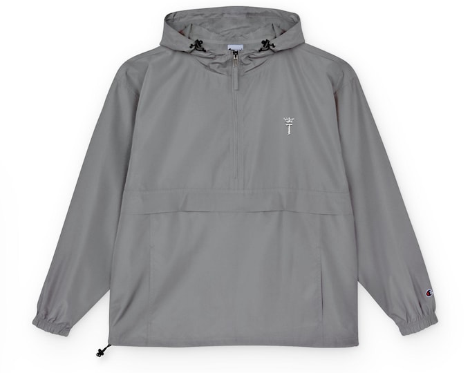 THRYVE Crown T-Symbol Jacket | Packable Anorak | Water Resistant