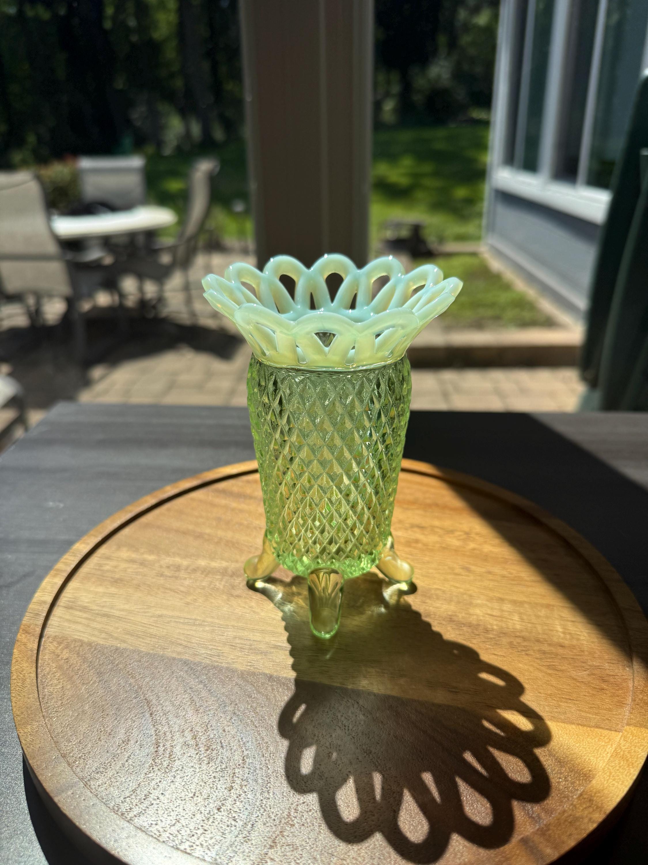Rare Fenton Vase - Etsy