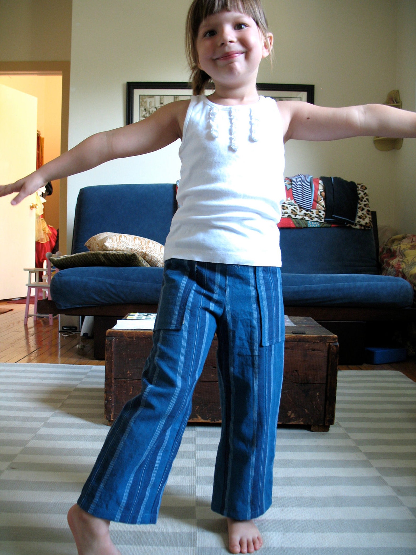 Toddler Pants Size 2T in Mossy Green Cotton Etsy