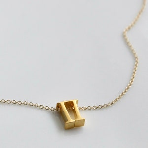 Collar griego Pi / Fraternidad de hermandad / Joyería griega llena de oro