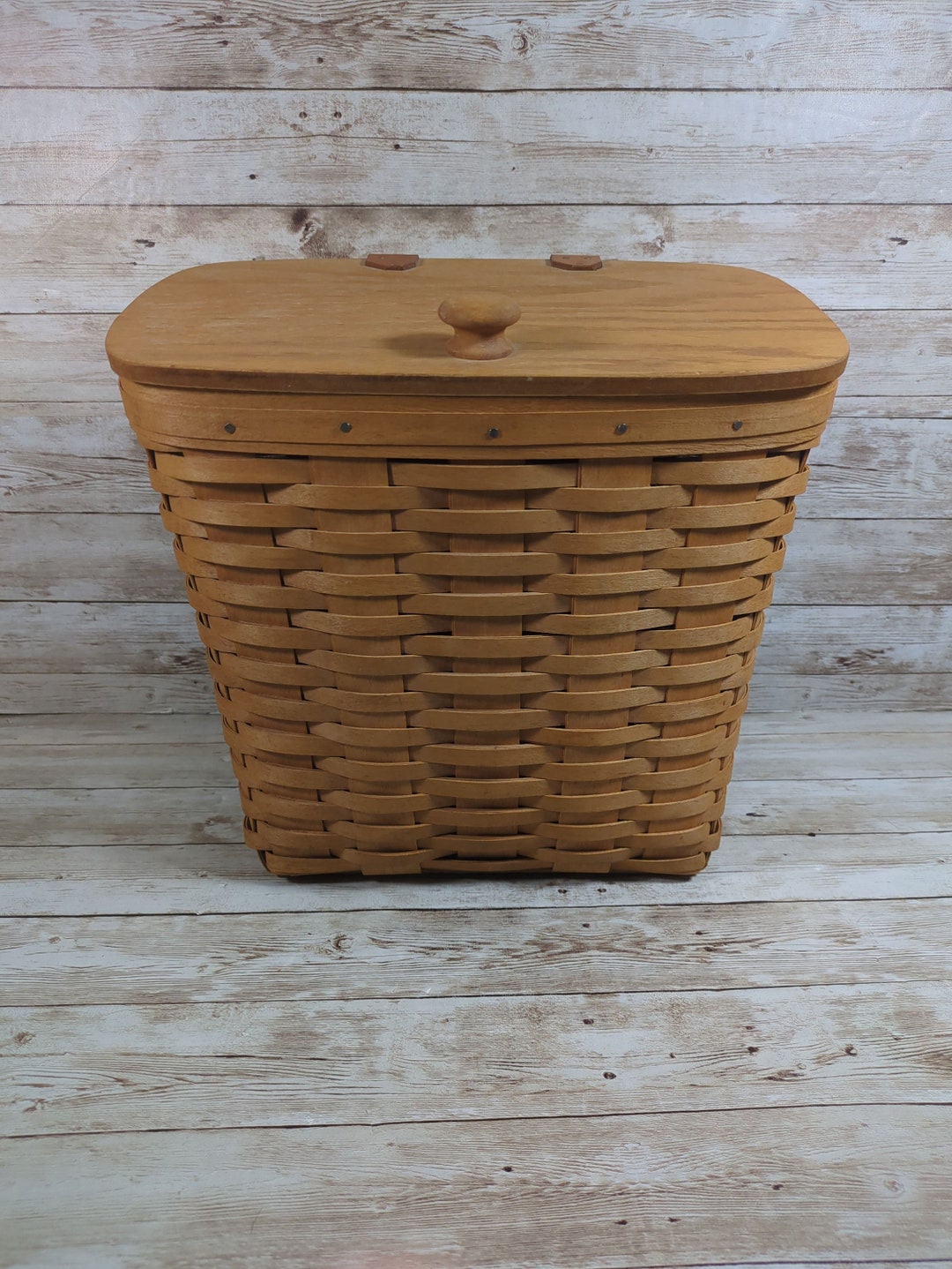 Longaberger 1993 Mail Basket and Protector Etsy