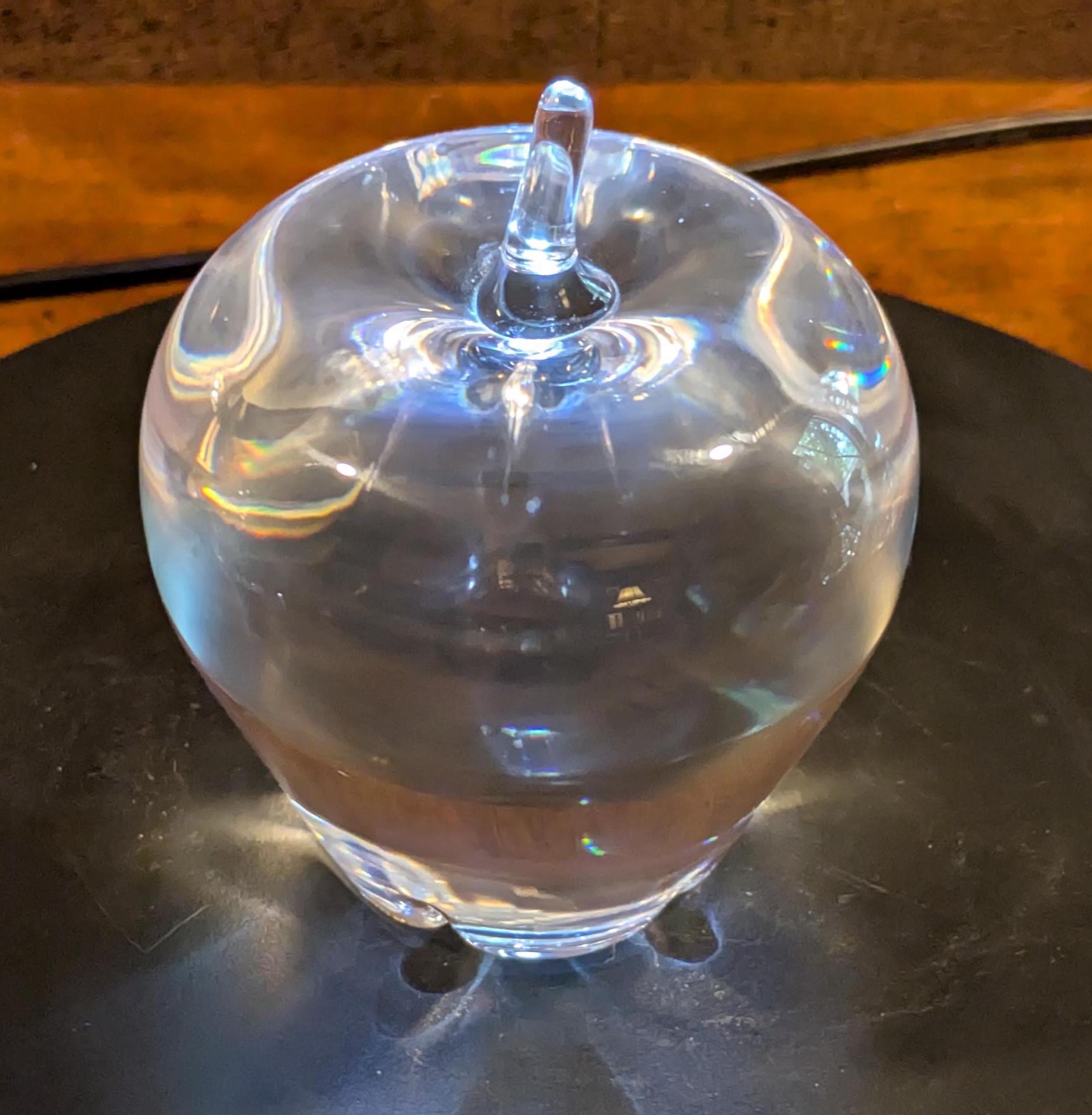 Steuben Glass Apple - Etsy