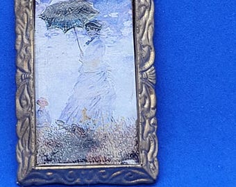 Miniaturowa ramka na zdjęcia domku dla lalek