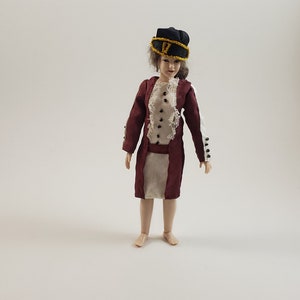 Dollhouse Miniature Wearable Heidi Ott 1925 Day Dress