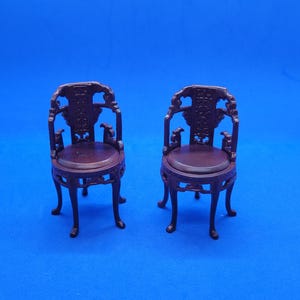 Dollhouse Miniature Bespaq Asian Chairs